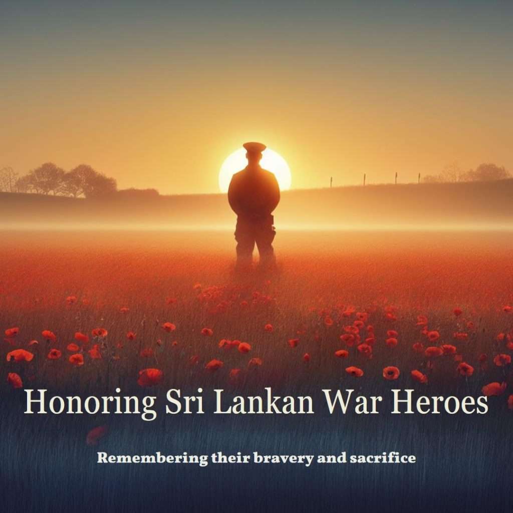 Honoring Our Heroes The End Of War In Sri Lanka